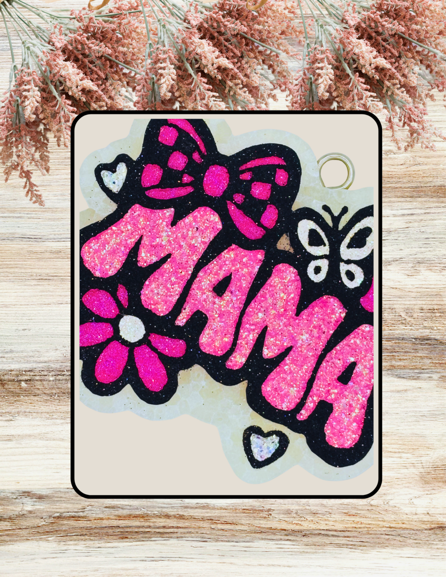 Freshie Mama Flowers Butterfly Pink