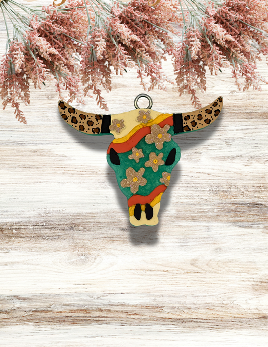 Freshie Retro Small Bull Skull