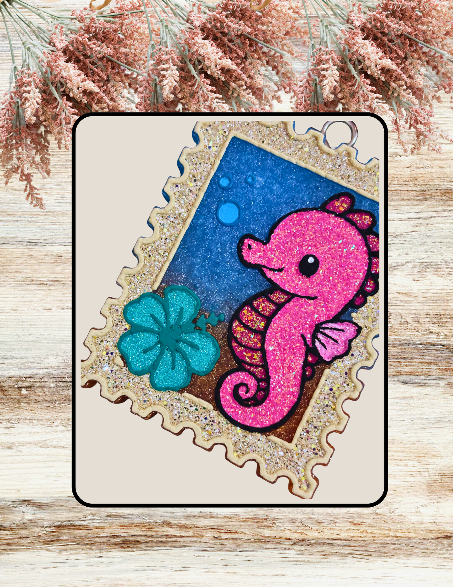 Freshie Seahorse Stamp Pink