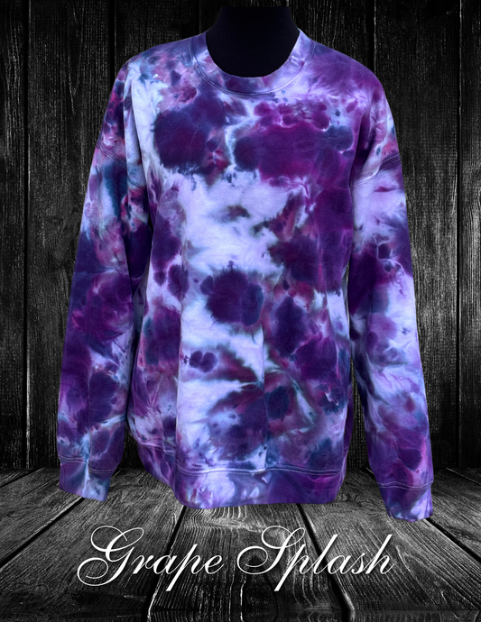XL-Grape Splash Sweatshirt
