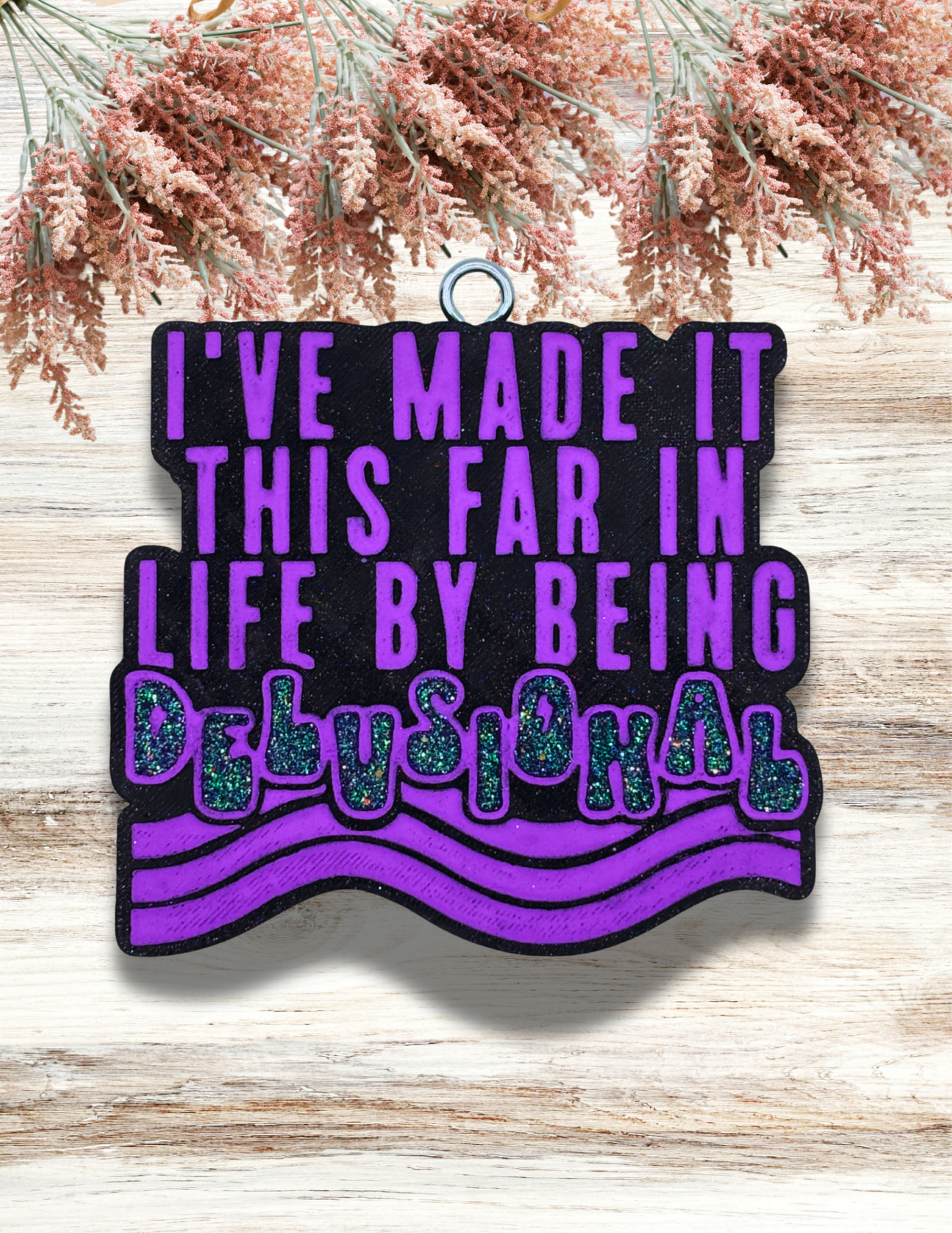 Freshie Being Delusional Purple Black