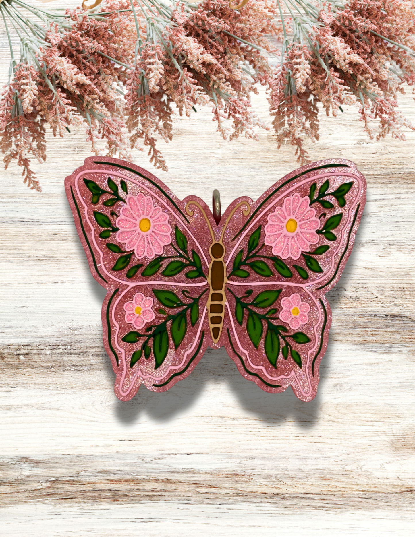 Freshie Floral Butterfly Pink