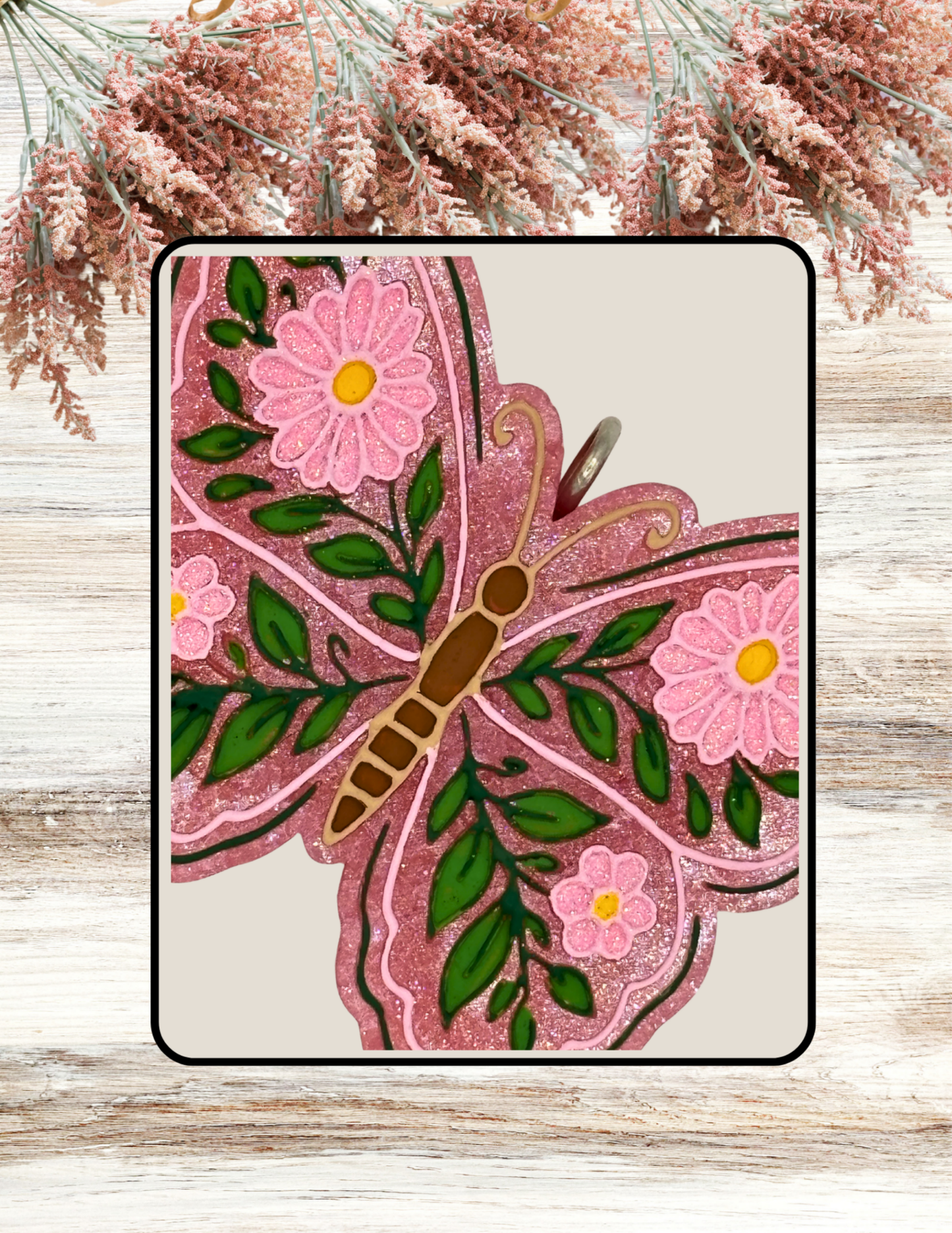 Freshie Floral Butterfly Pink