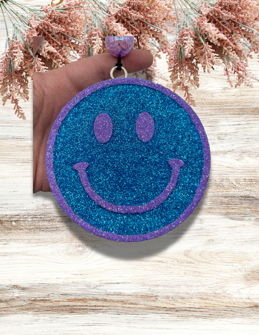 Freshie Smiley Turquoise & Purple