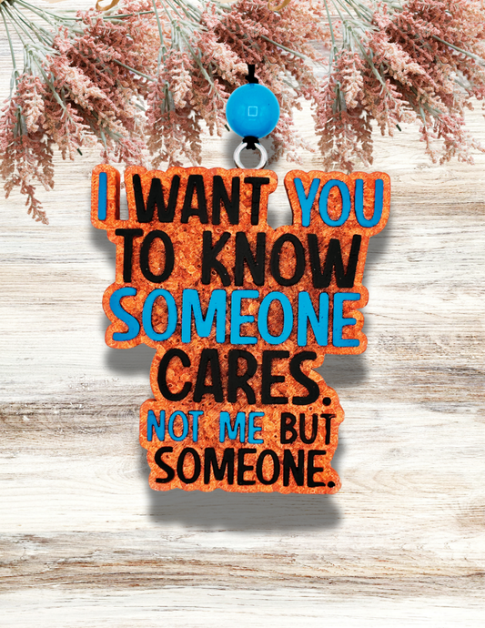 Freshie Someone Cares Brown Turquoise