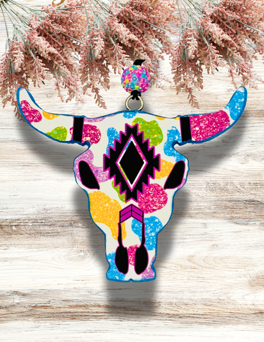 Freshie Bull Skull Multi Bright