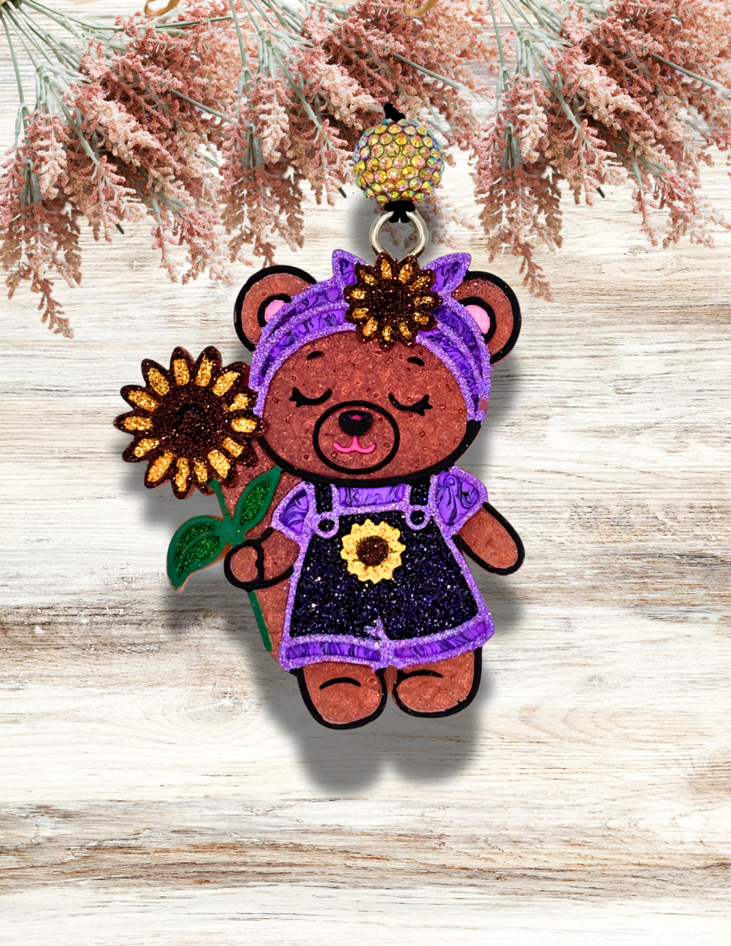 Freshie Daisy Bear Purple