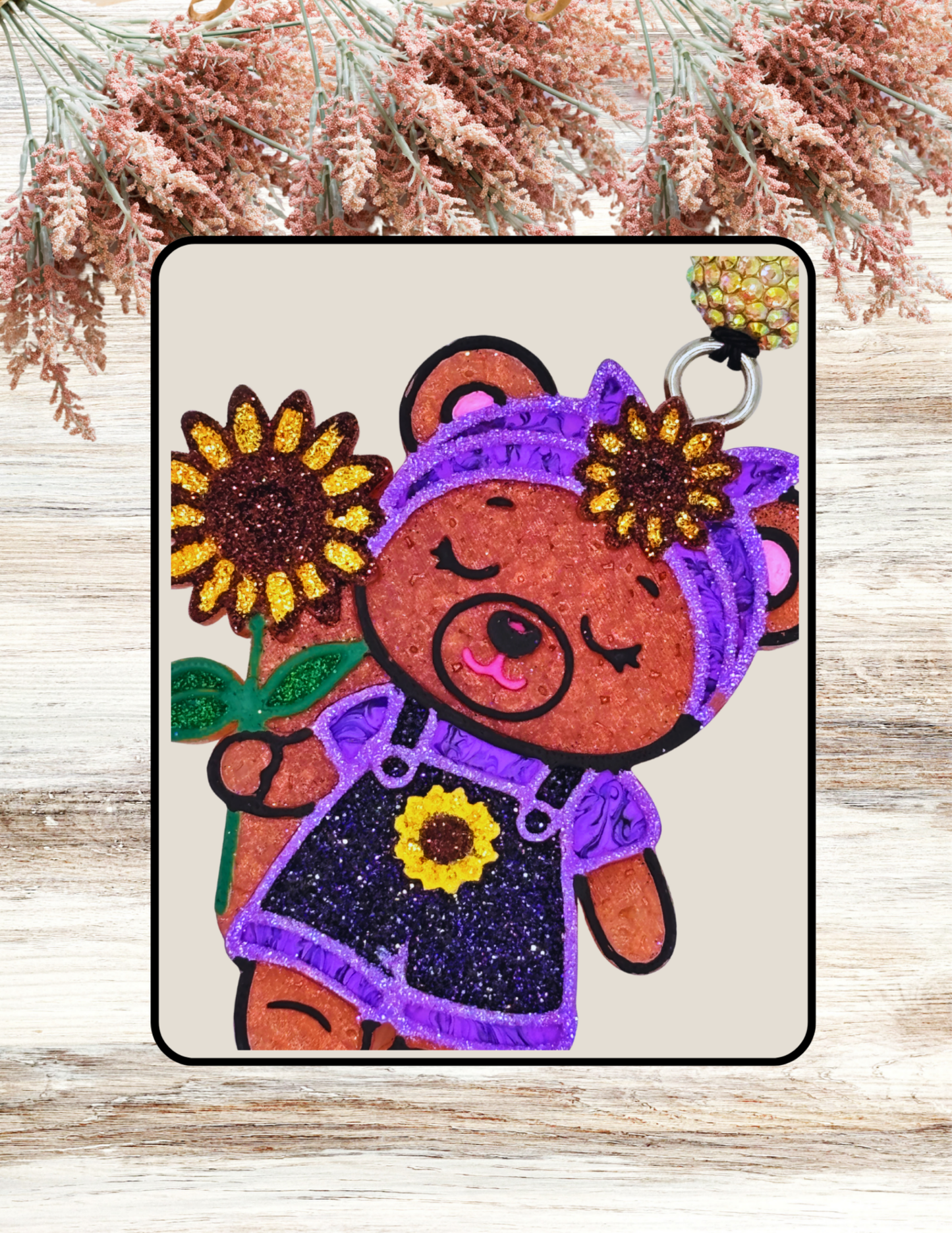 Freshie Daisy Bear Purple