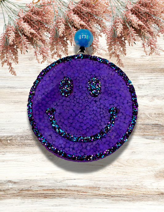 Freshie Smiley Purple & Black Multi