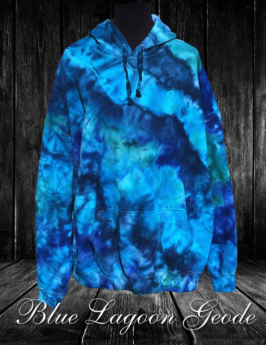 3X-Blue Lagoon Geode Hoodie