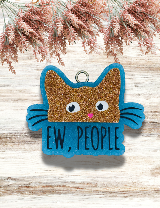 Freshie Ew People Cat Blue Tan