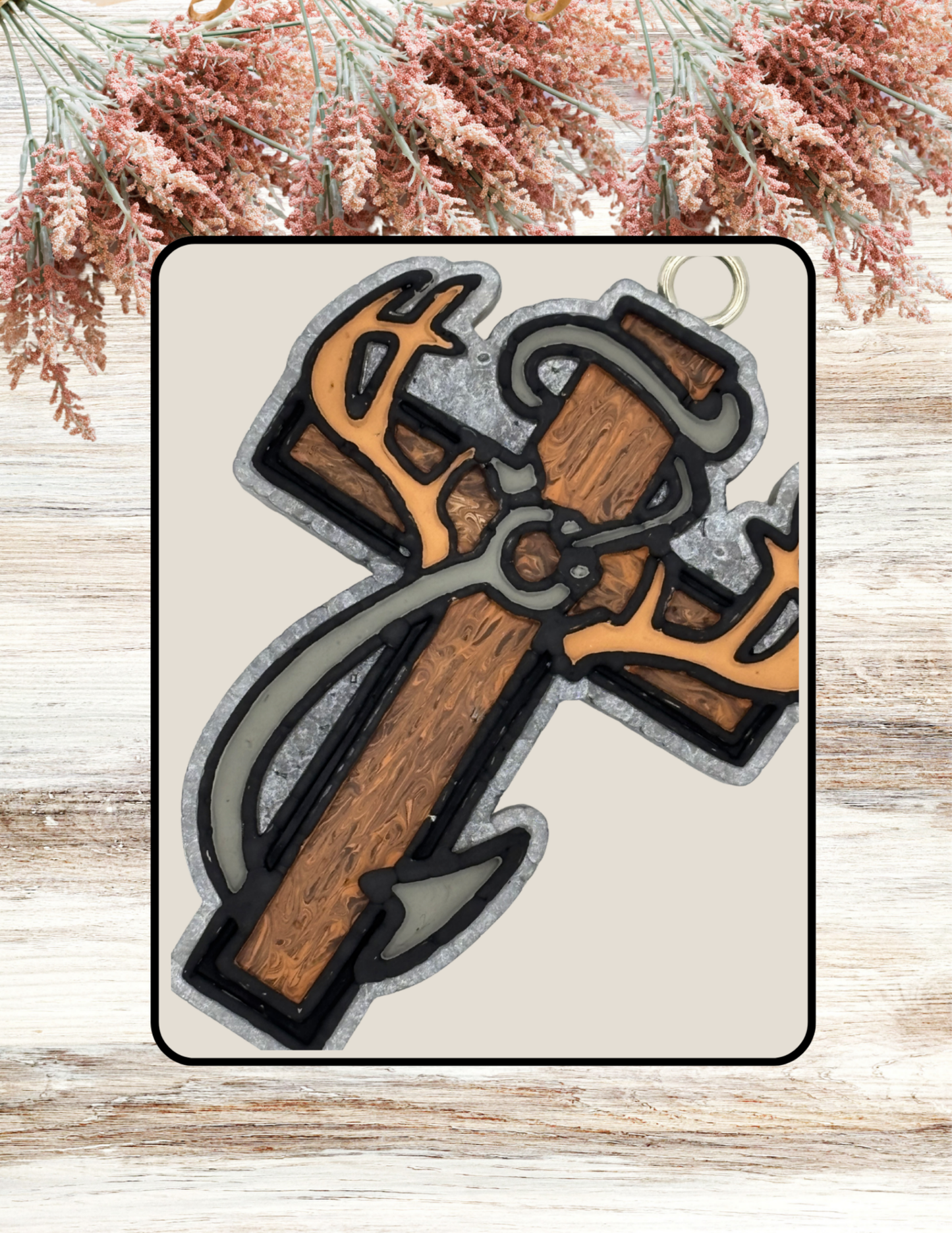 Freshie Fishing Hunting Cross Brown