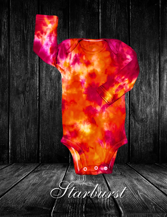 3-6mo Starburst Infant LS Onesie