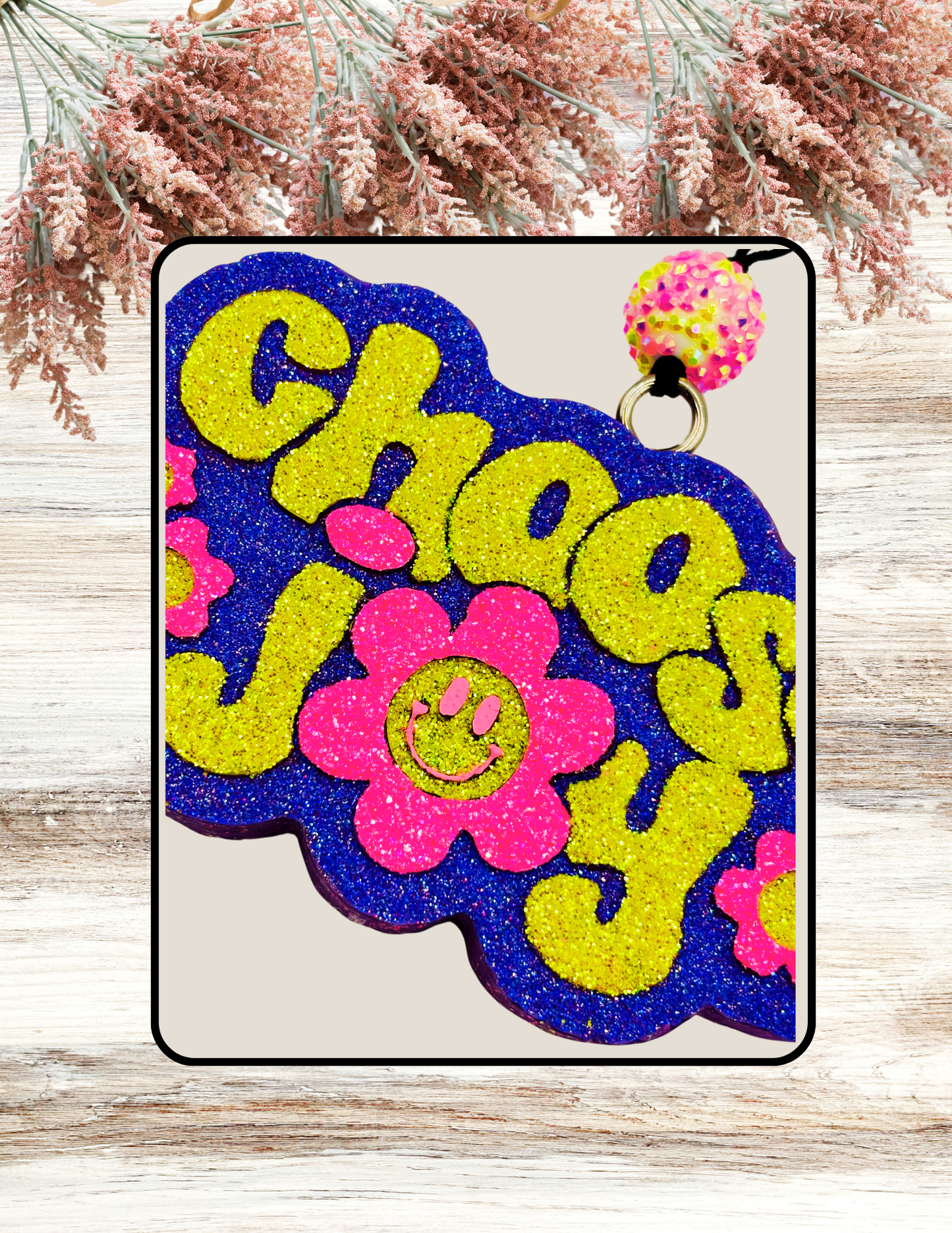 Freshie Choose Joy Purple Yellow