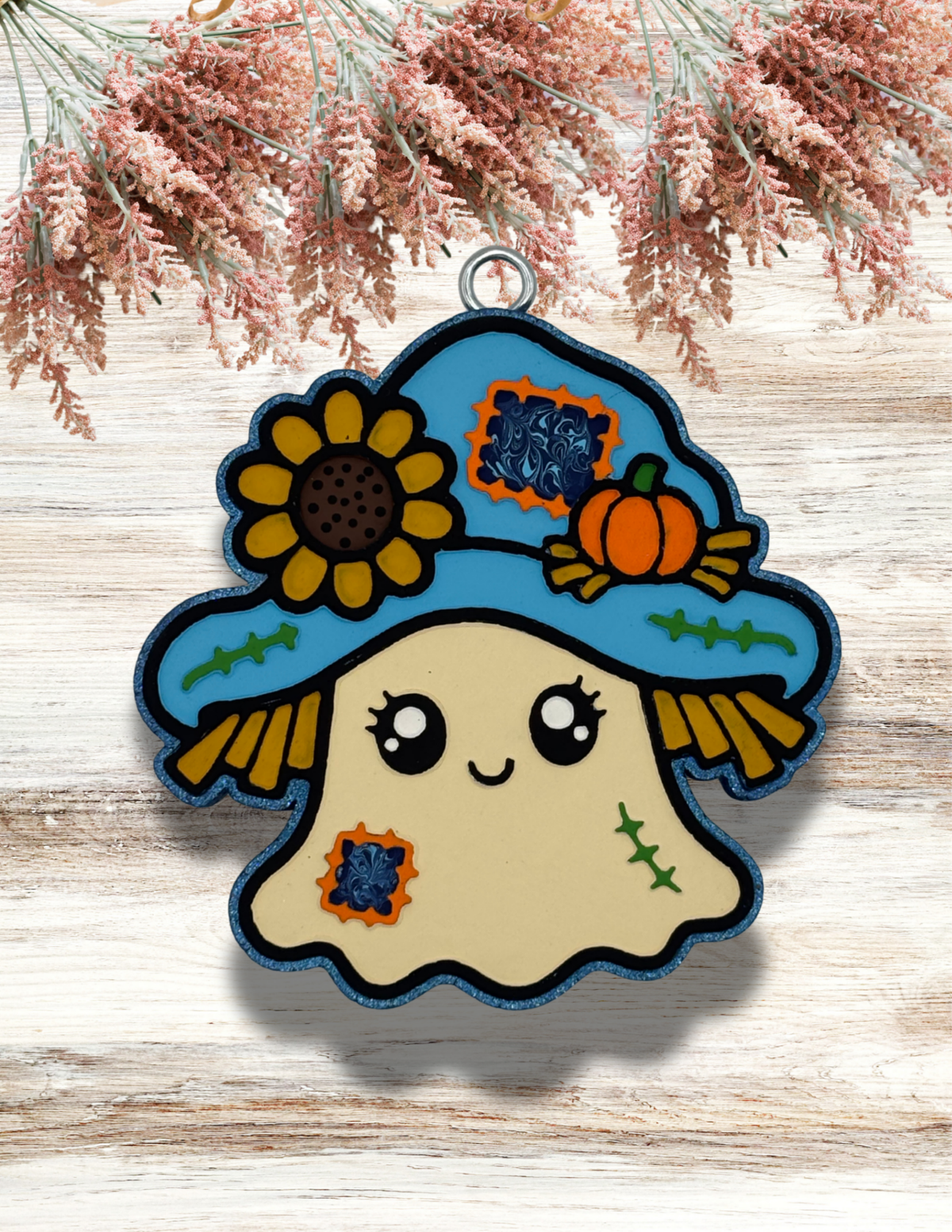 Freshie Scarecrow Ghost Blue Gold