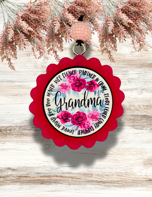 Freshie Round Grandma Floral Everything