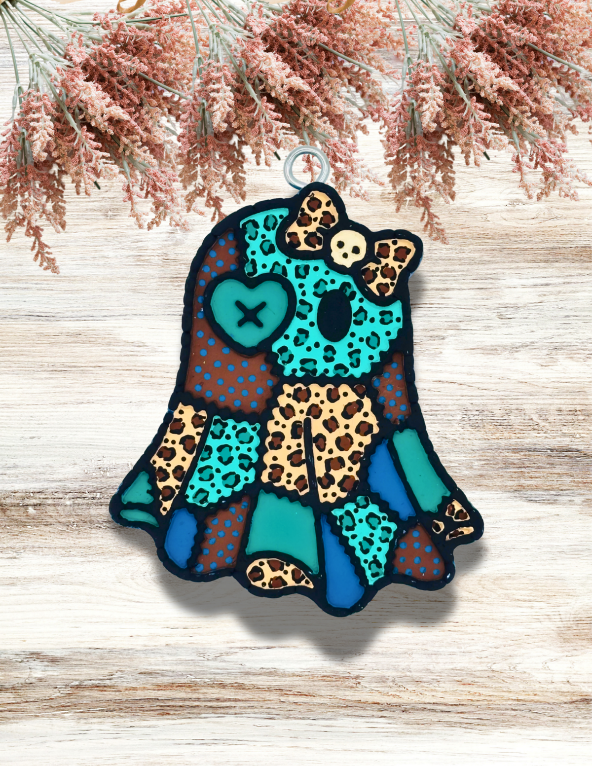 Freshie Patchwork Ghost Teal Neutral