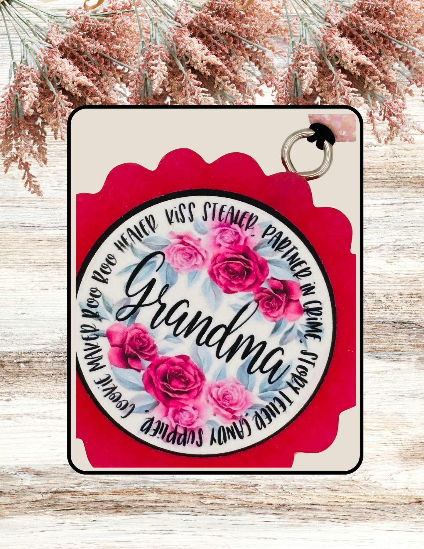 Freshie Round Grandma Floral Everything