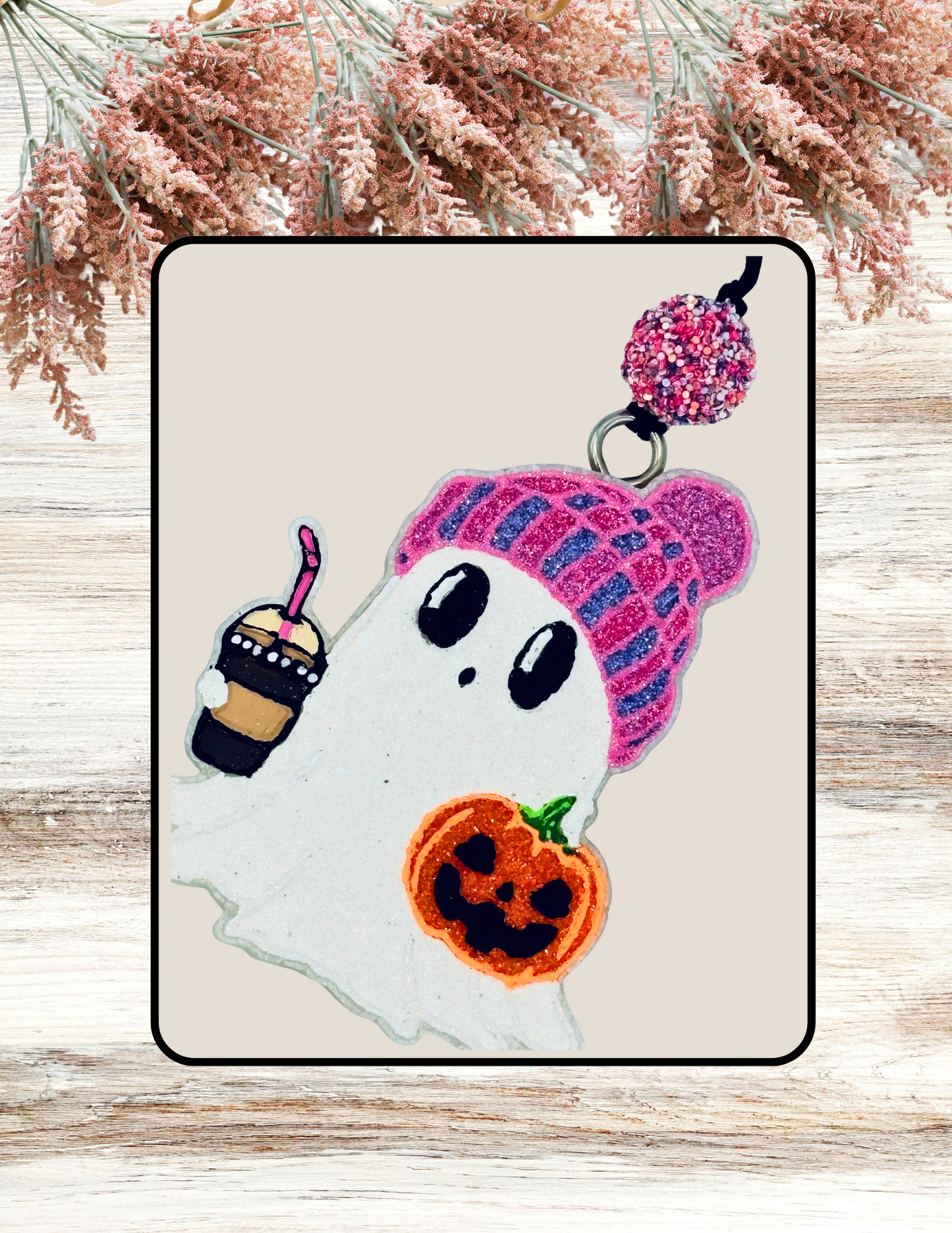 Freshie Beanie Ghost Latte Pumpkin Pink Purple