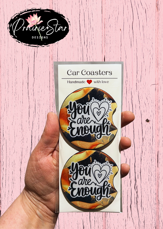 Car Coaster You Are Enough
