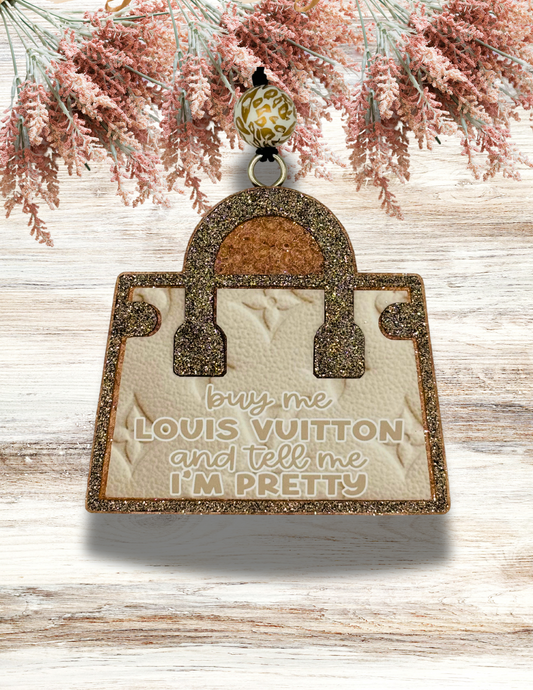 Freshie Purse LV Ivory Gold