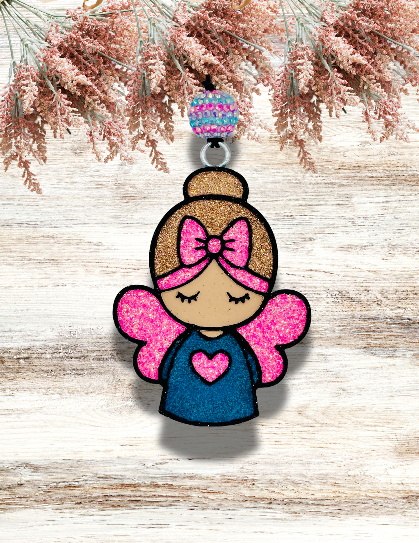 Freshie Cute Angel Pink Turquoise