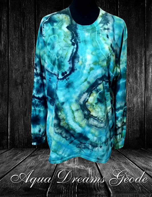 Aqua Dream Geode LS T-Shirt