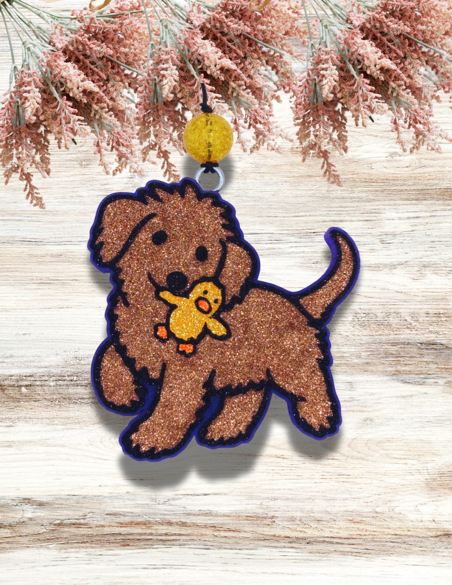 Freshie Dog with Duck Toy