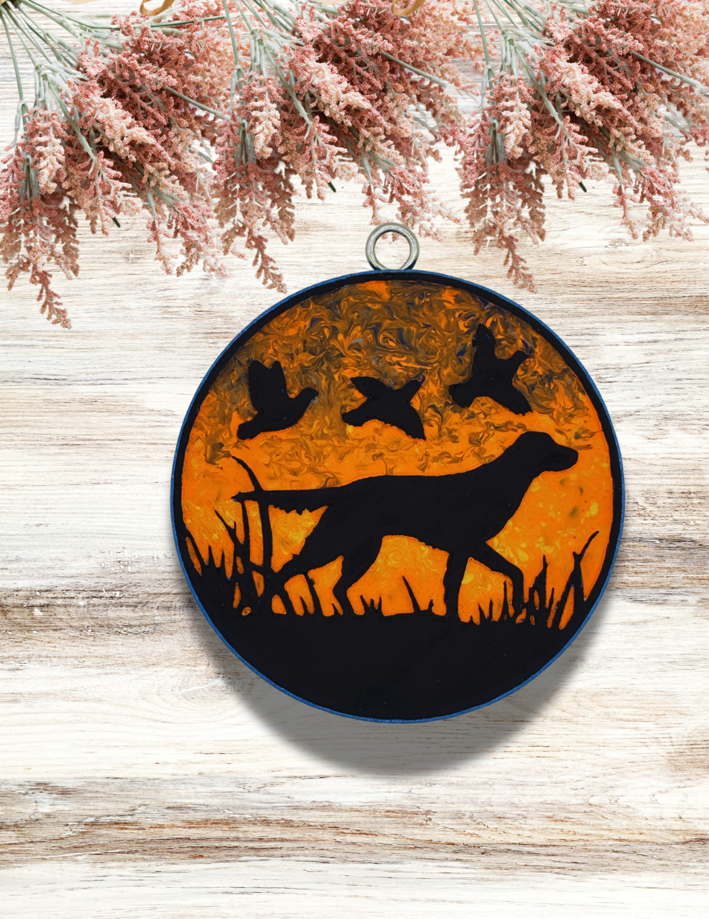 Freshie Hunting Dog Sunset Orange Gray