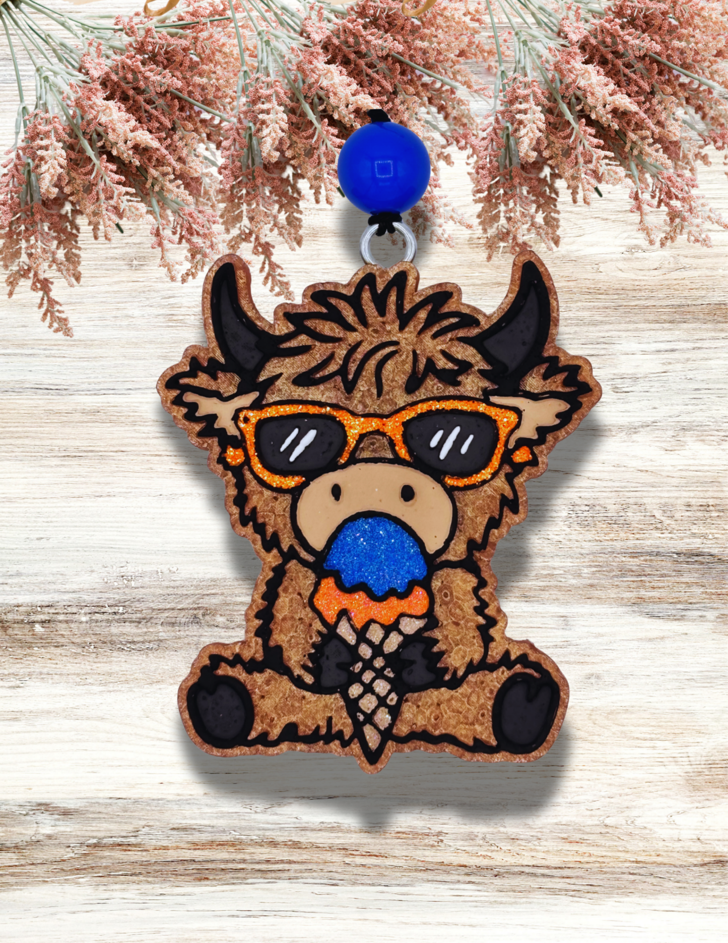 Freshie Cow Orange Sunglasses Ice Cream