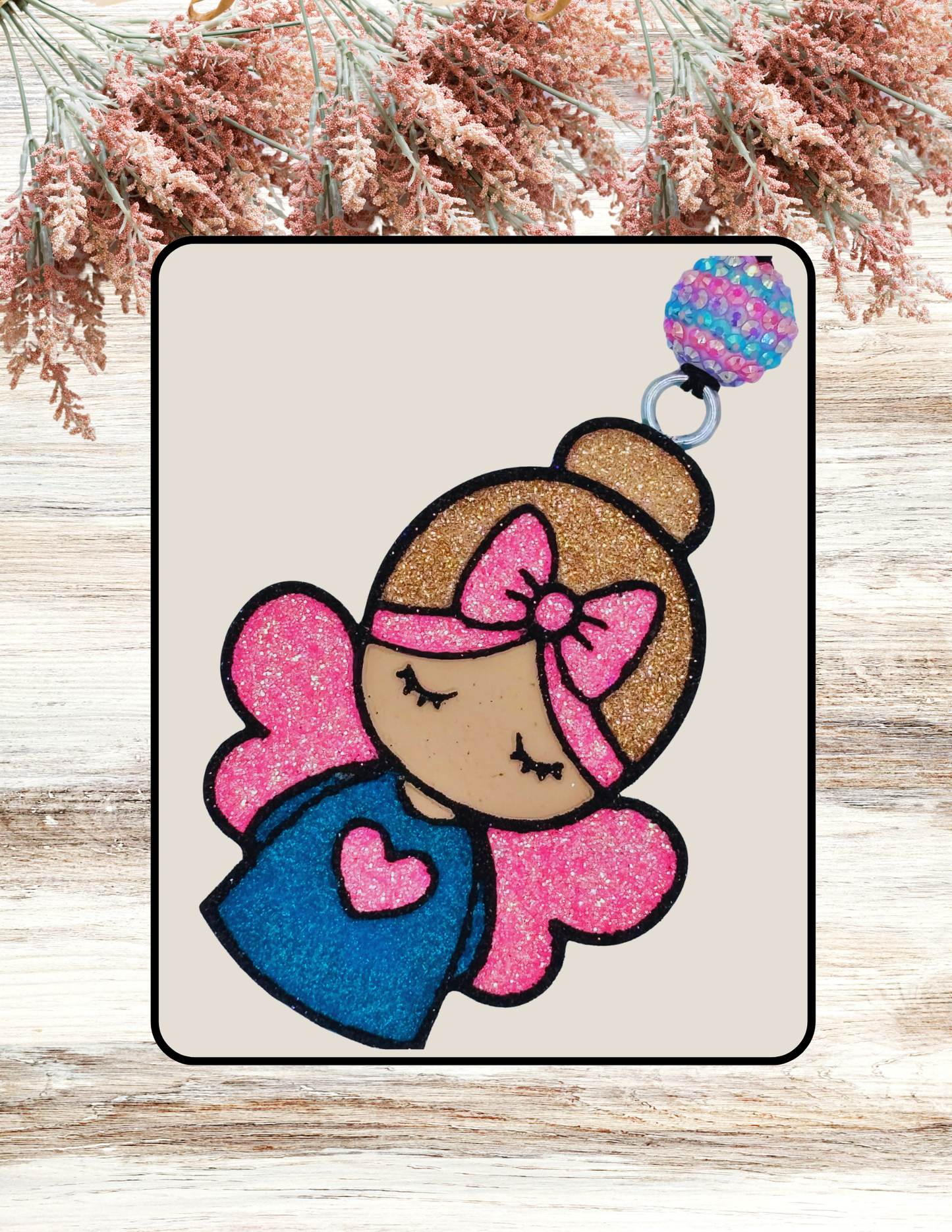 Freshie Cute Angel Pink Turquoise