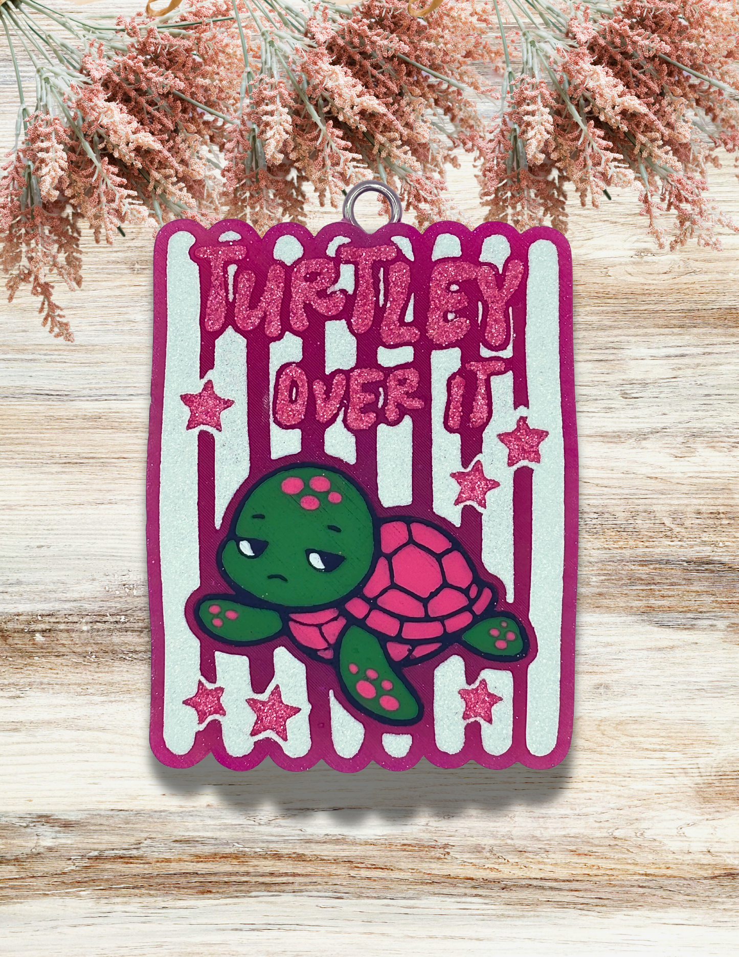 Freshie Turtley Over It Coral White