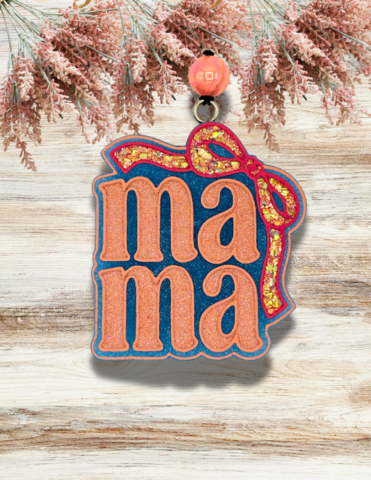 Freshie Mama With Bow Coral