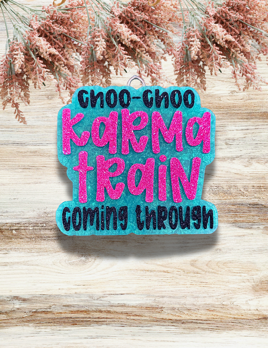 Freshie Choo Choo Karma Train Pink Teal